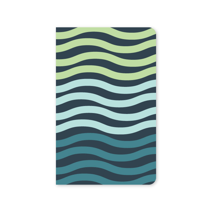 Modern Waves Mini Notebook