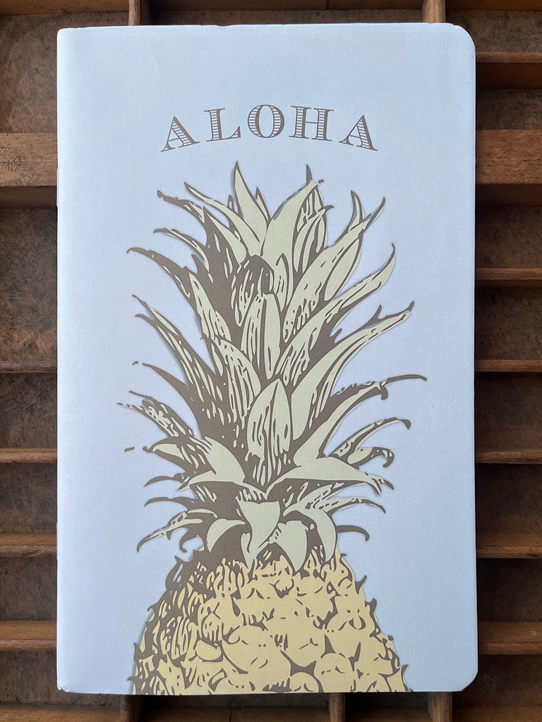 Aloha Pineapple Large Notebook