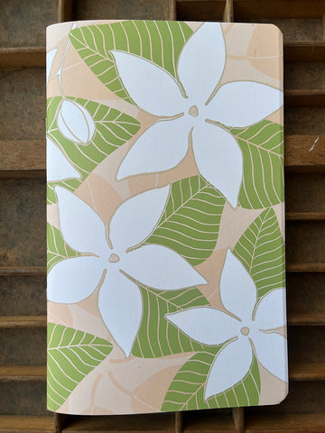 Pink Stephanotis Large Notebook