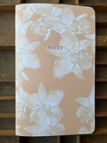 Soft Orchids Large Notebook
