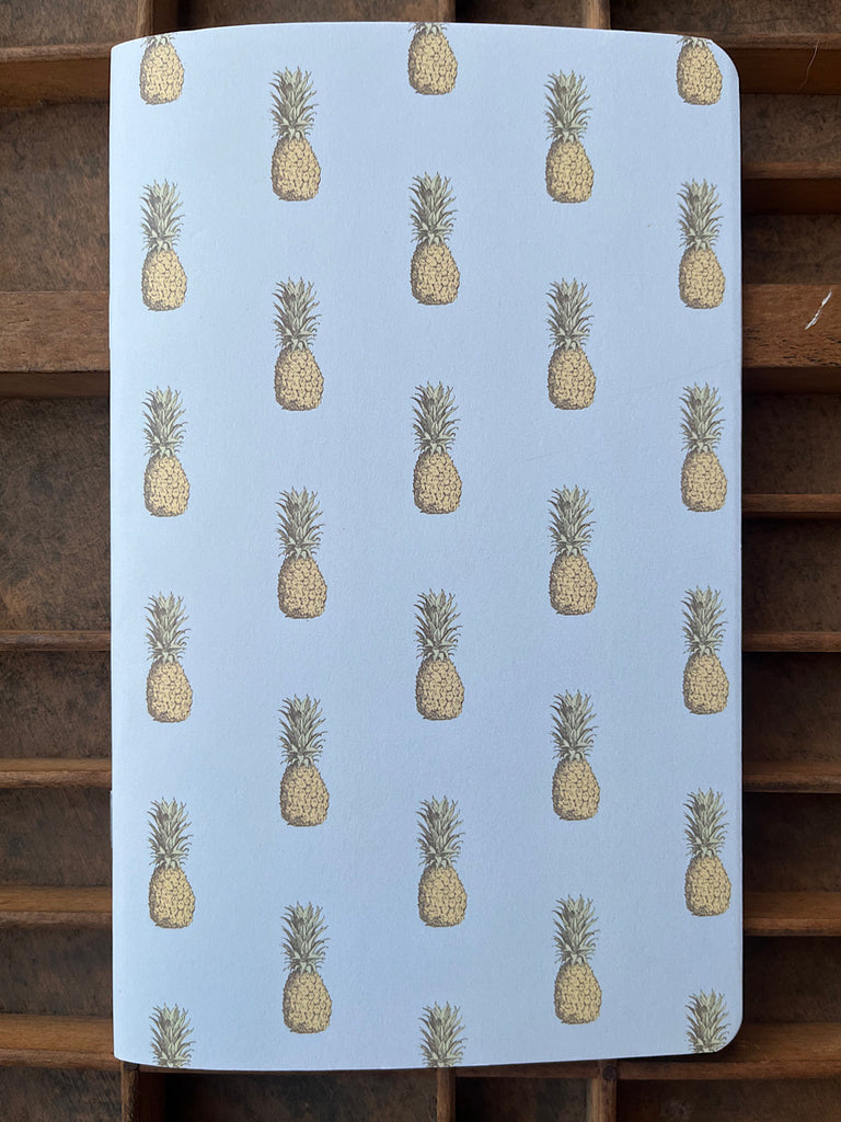 Vintage Pineapple Large Notebook