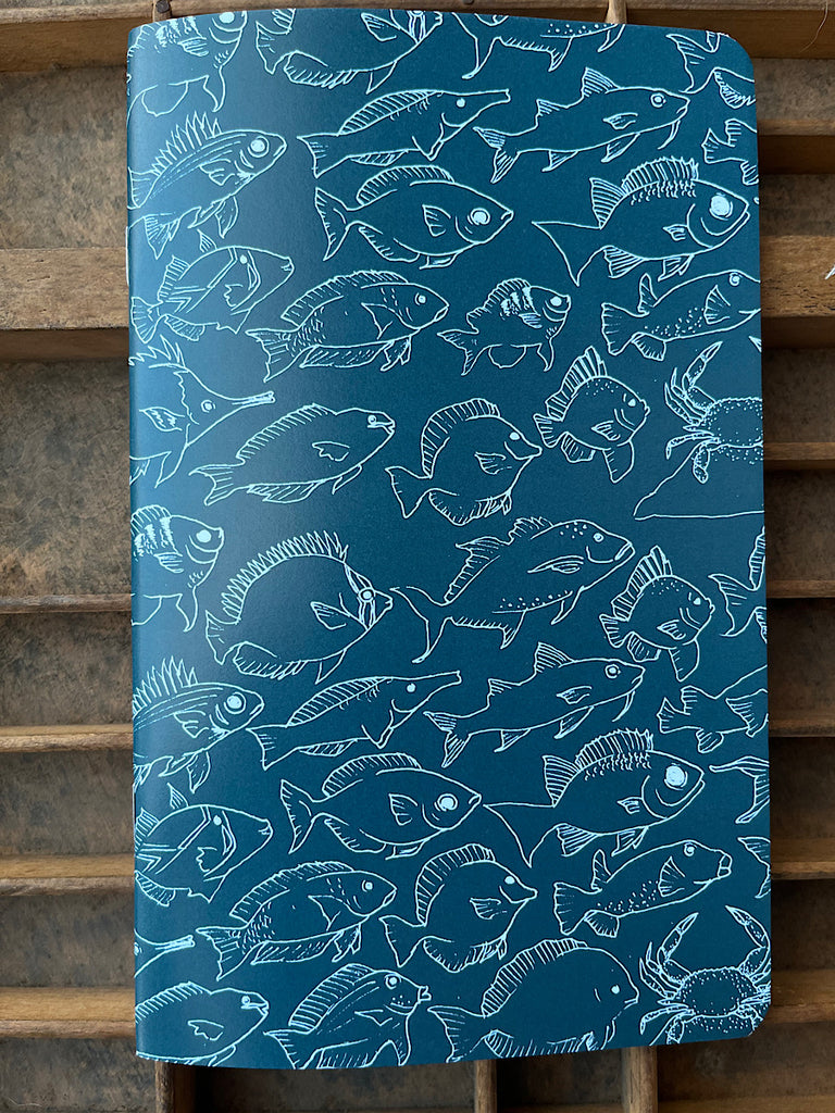 Reef fish Large Notebook – Bradley & Lily