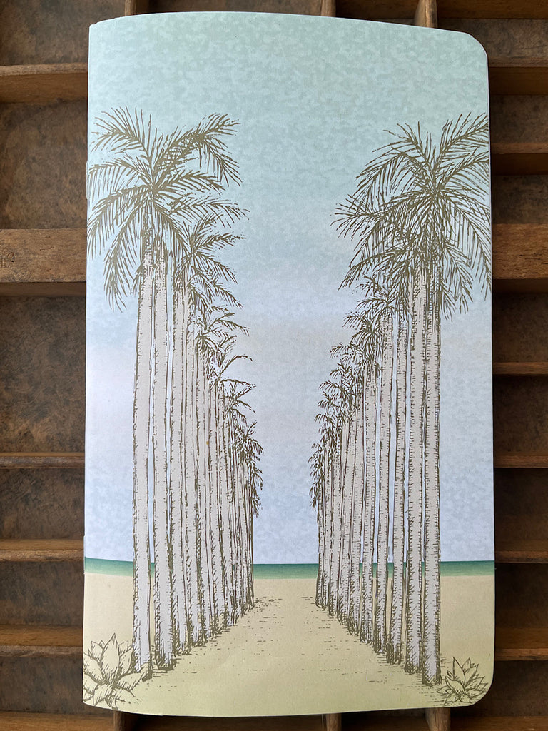 Royal palm Large Notebook