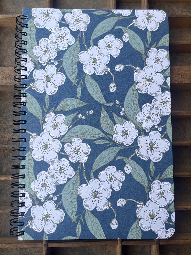 Ume Blossom Large Spiral Notebook