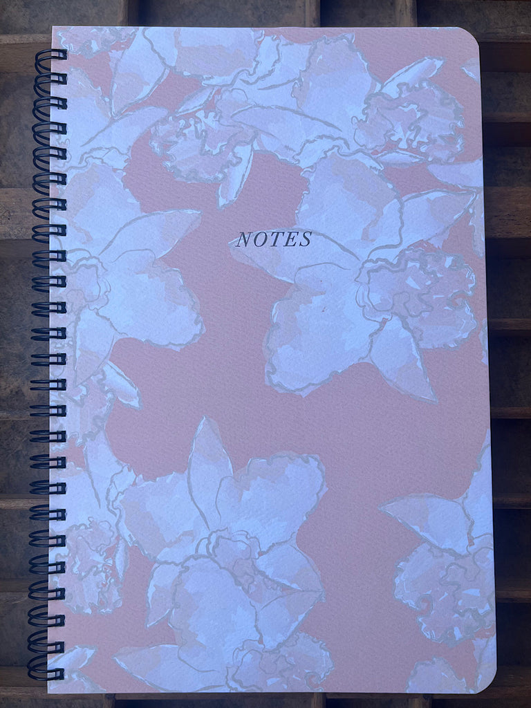 Soft Orchids Spiral Notebook
