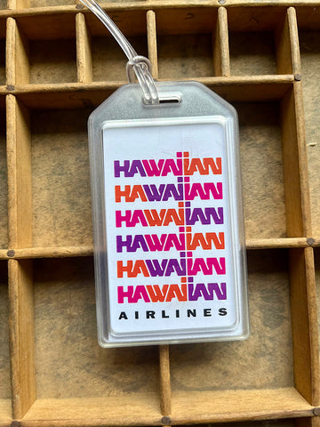 Hawaiian Air collab Logo Luggage Tag