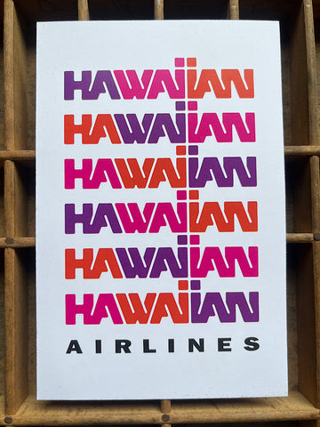Hawaiian Air collab Logo Postcard