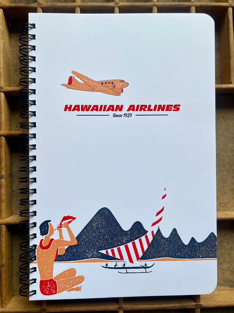 Hawaiian Air collab Vintage Large Notebook