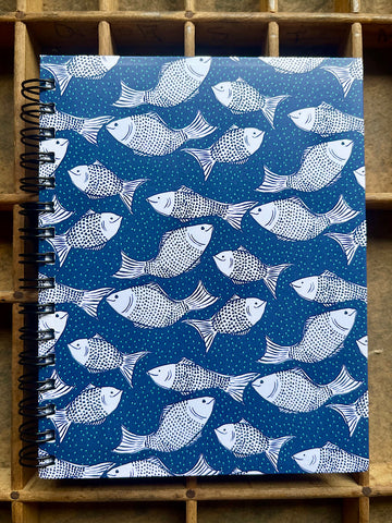 Something's Fishy Spiral Bound Notebook