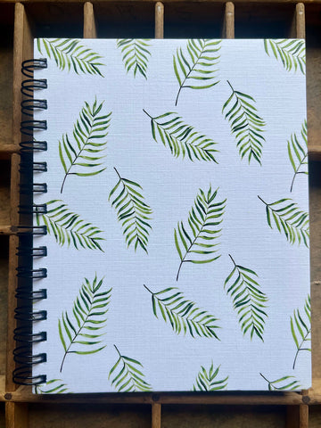 Palm Frond Spiral Bound Notebook