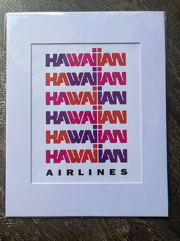 Vintage Hawaiian Logo Art Print