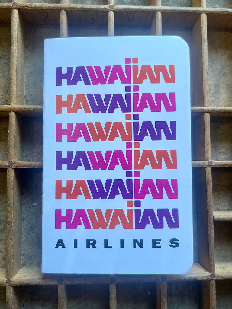 Hawaiian Air Collab logo Mini Notebook