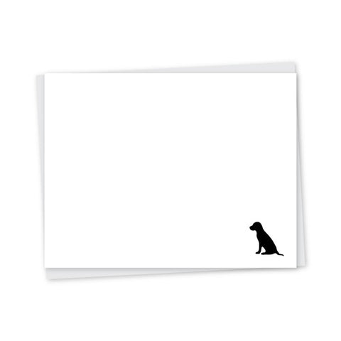 Labrador Letterpress A2 Flat Note Cards - Set of 6