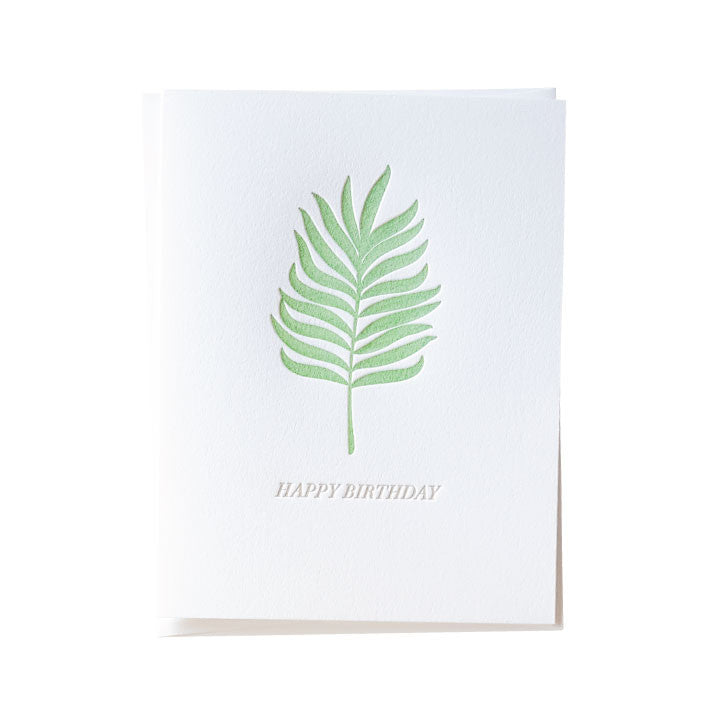 Palm Birthday Card