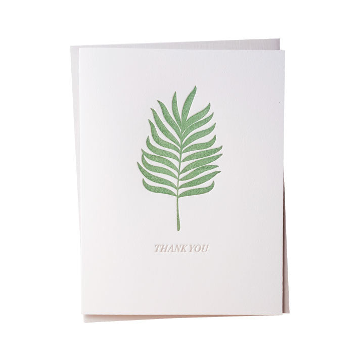 Palm Thank You Card