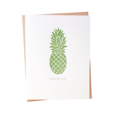 Pineapple Thank You Card
