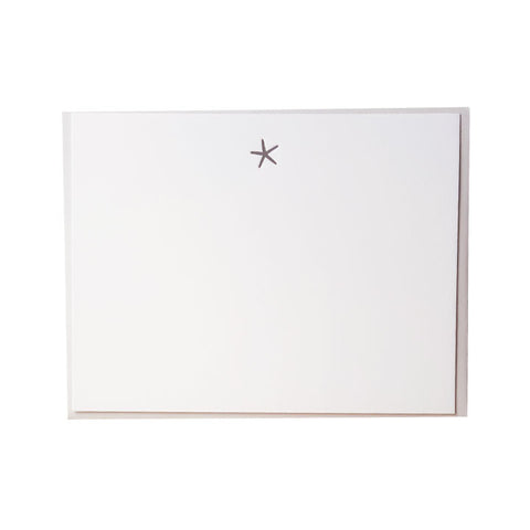 Starfish Letterpress Note Cards