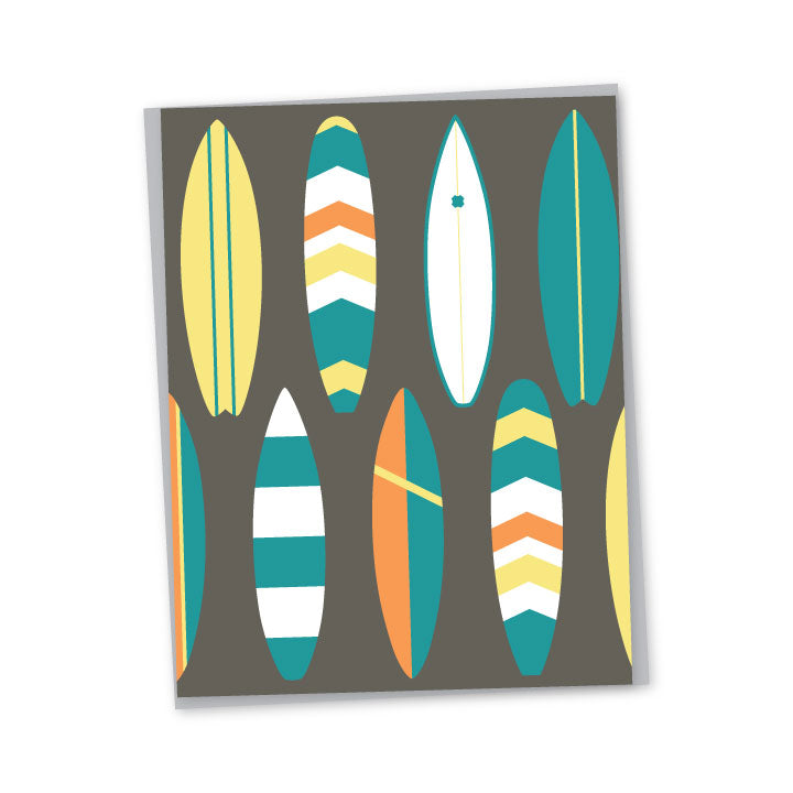 Bold Surf Folded Note Cards