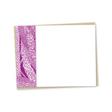 Vintage Lei Letterpress A2 Flat Note Cards - Set of 6