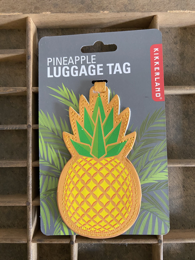 Pineapple Luggage tag