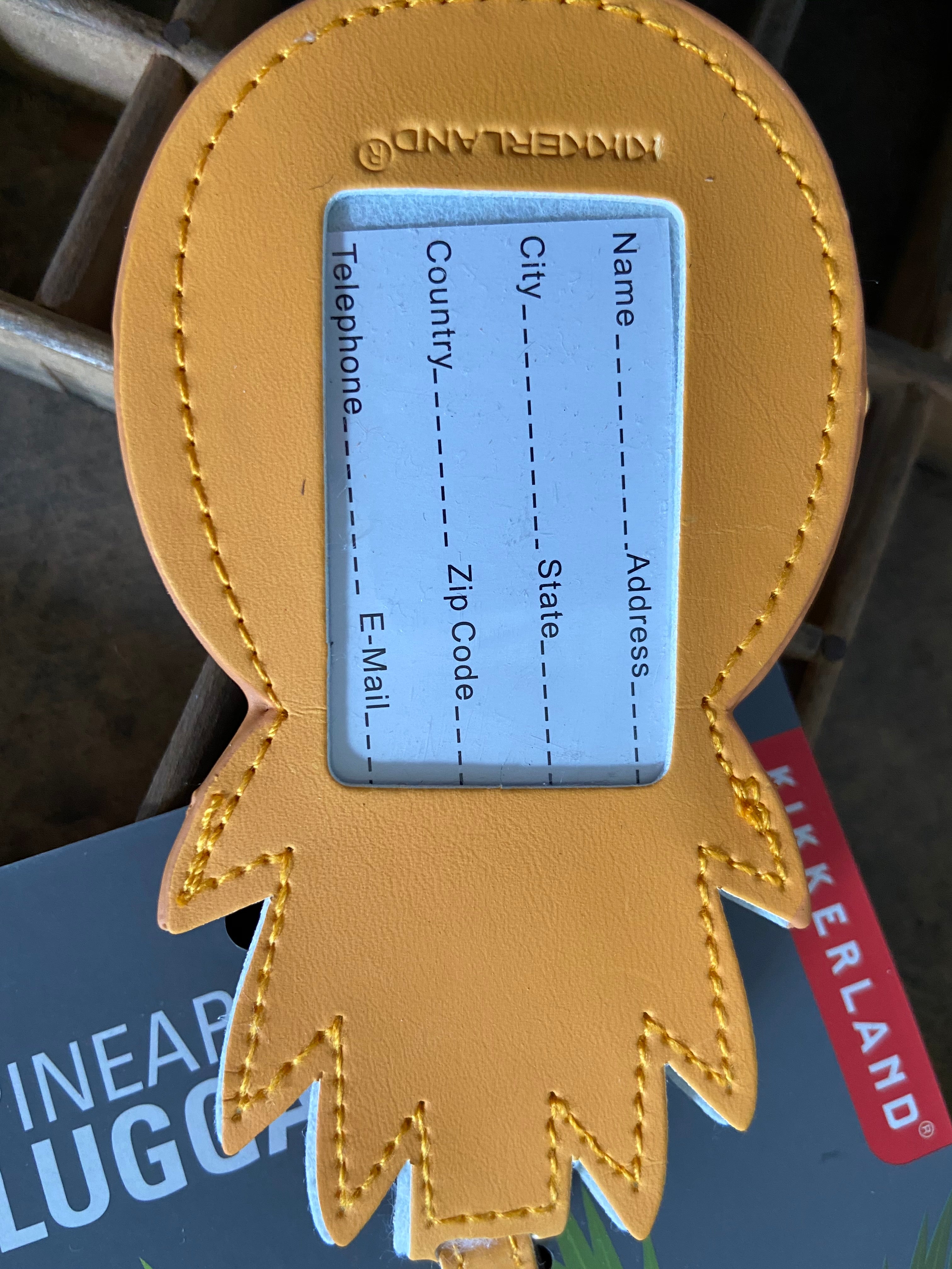 Pineapple Luggage tag Bradley & Lily