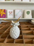 Pineapple porcelain ornament