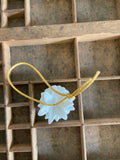 Pineapple porcelain ornament