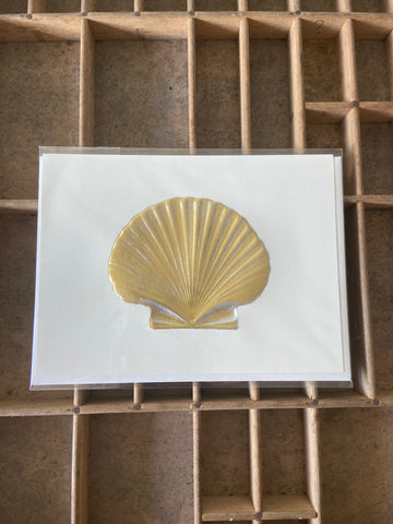 Scallop Card 5x7 by Paula Skene
