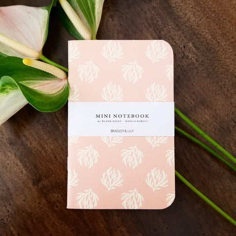 Pink Seaweed Mini Notebook