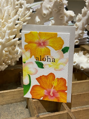 Sasha's Tropical Folded Mini Card