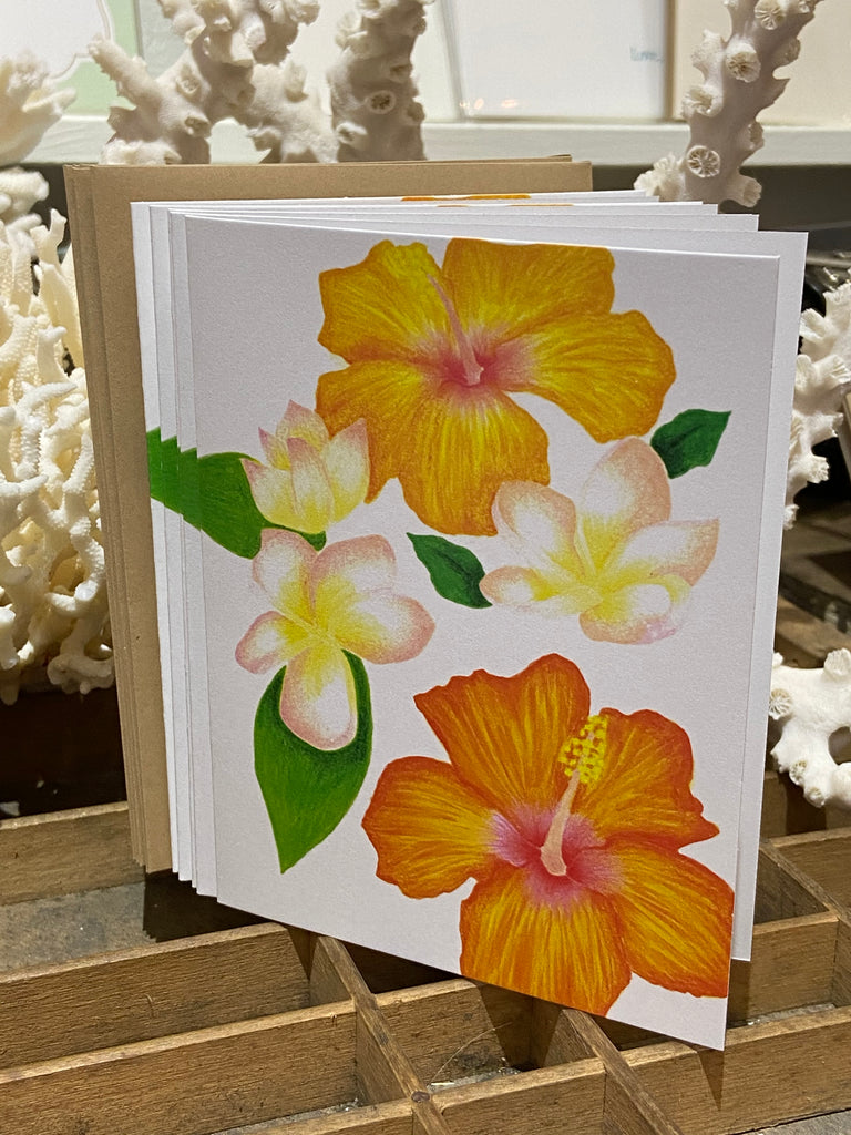 Sasha's Tropical Folded Cards 5 Pack