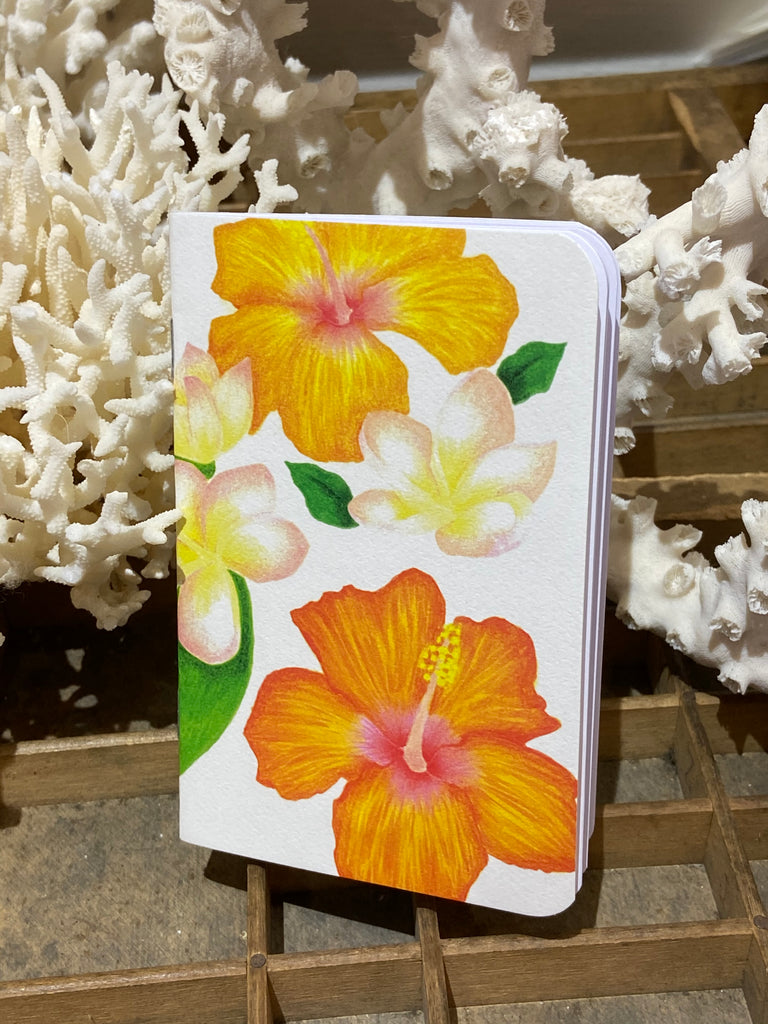 Sasha's Tropical Folded Mini Notebook