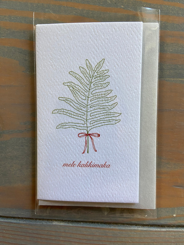 Mele Kalikimaka Mini Card