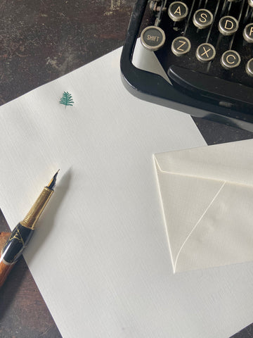 Lauae Letterpress Monarch Stationery Set