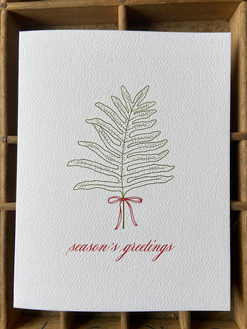 Lauae Seasons Greetings Flat Printed Cards