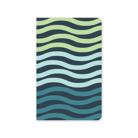 Modern Waves Mini Notebook