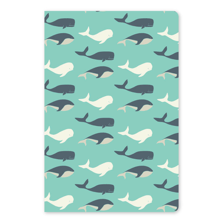 Whale Large Notebook